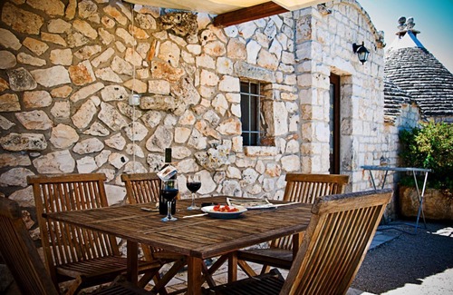 Martina Franca Casa | Il Panoramico: 1800s trullo house with vineyard and Itria Valley views