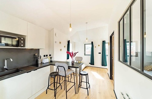 Moliere - Edgard Quinet Apartamento | The Pizay Duplex Cozy 2 people - Metro Hôtel de Ville