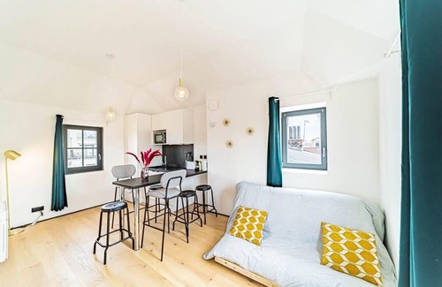 Moliere - Edgard Quinet Apartamento | The Pizay Duplex Cozy 2 people - Metro Hôtel de Ville