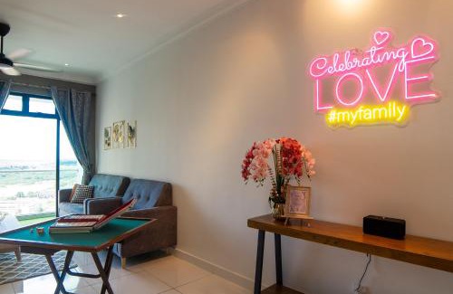 Johor Bahru Apartamento | The Platino Sweet Peony 3BR8Pax nr Paradigm Mall