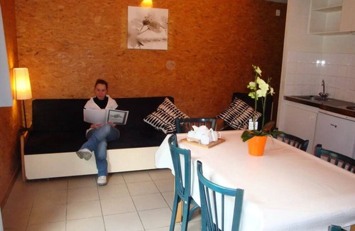 Aston Chalet De Esquí | Camping Le Pas de l'Ours *** - Entresuelo Chalet 6 Personas 3 Habitaciones Tipo B