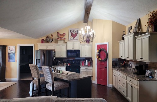 Cookeville Casa | The Red House on the Mountain Top- your home away from home!