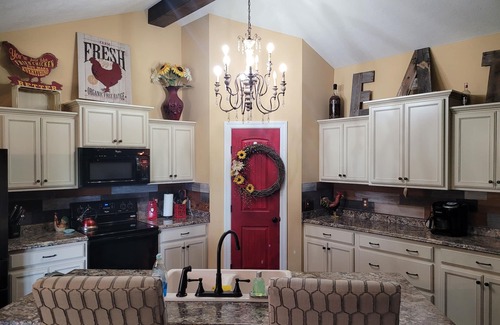 Cookeville Casa | The Red House on the Mountain Top- your home away from home!