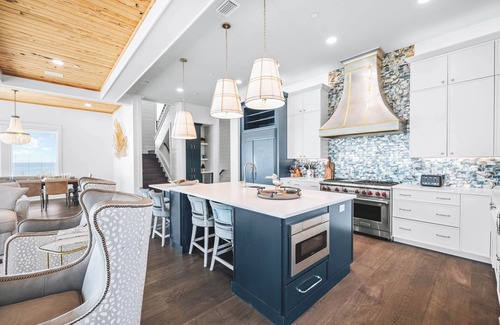 Riviera Beach Casa | The Sand Castle | Gulf-Front | Infinity Pool | Private Beach Access | Sleeps 40