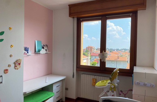 Biassono Apartamento | The terrace a stone's throw from the runway