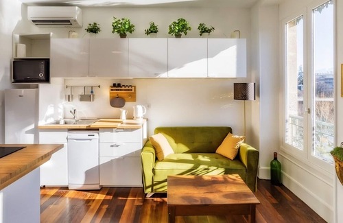 Secteur 2 Apartamento | The Xavier - Aire acondicionado, Quays of the Isere, Town Center, Vistas a las montañas - Renovado