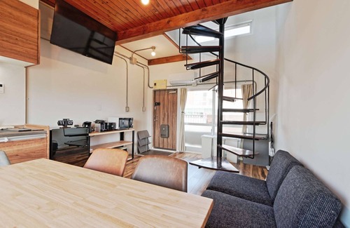 Sendagaya Apartamento | There are 1 bed room with 2 double beds