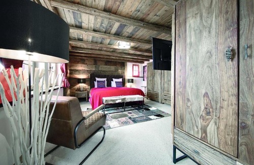 Mittelberg Chalet De Esquí | There are several terraces and a large garden