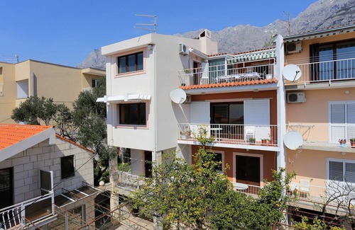 Ratac Apartamento | Apartamento de tres habitaciones con terraza y vista al mar Makarska (A-9506-a)