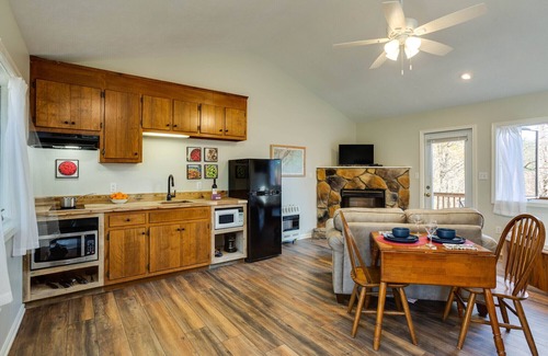Lyndhurst Apartamento | Three Ridges Cabin--kitchen, fireplace, jacuzzi