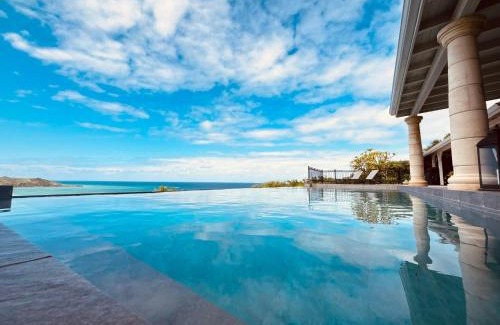 Grand Case Casa | Ti Bay - Vue Mer spectaculaire & Piscine à débordement