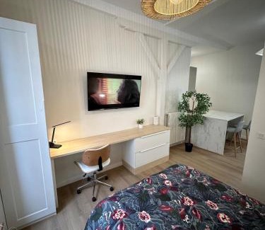 Vannes Apartamento | TiBZH, Vannes centre, Entrée privative