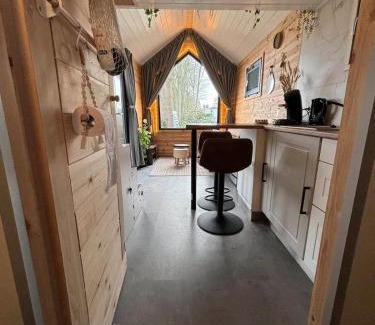 Anloo Chalet De Esquí | Tiny forest lodge with direct access to forest and nature
