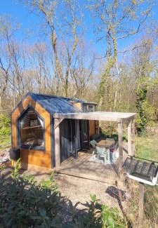 Anloo Chalet De Esquí | Tiny forest lodge with direct access to forest and nature