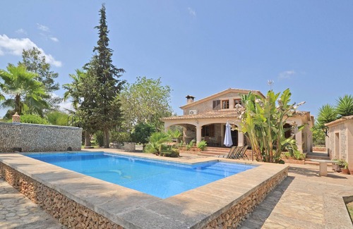 Majorca Cabaña | TIRASET, Casa de campo con piscina privada y pista tenis en Llubí.