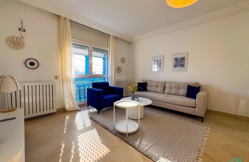 Sidi Bou Said Apartamento | Coste Sidi Bou Said A3: Spacious and central