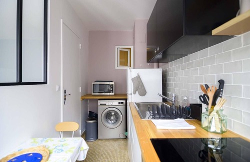 Butte-aux-Cailles Apartamento | Tolbiac Studio Place d'Italie
