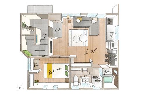 Yotsuya Apartamento | Tomo House 四谷三丁目 101