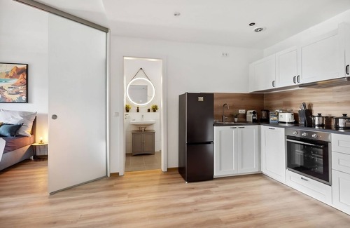 Wolfsburg Apartamento | TomsFlat VW Bulli Apartment Wolfsburg - sustainable new building with parking