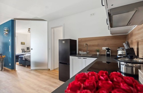 Wolfsburg Apartamento | TomsFlat VW Bulli Apartment Wolfsburg - sustainable new building with parking
