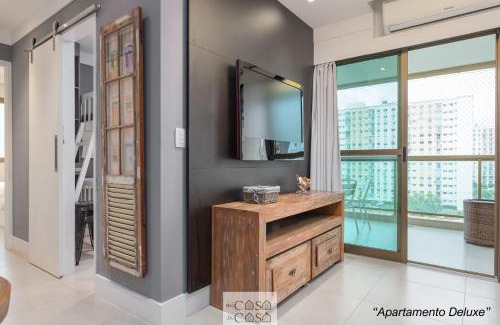 Jacarepagua Apartamento | TOP 3 QUARTOS com ESTACIONAMENTO em Condomínio com PORTARIA 24h, Sauna e Parquinho Infantil - Apartamento com Ar Condicionado, SmarTV, Wi-Fi 120 mbps e Cozinha Completa
