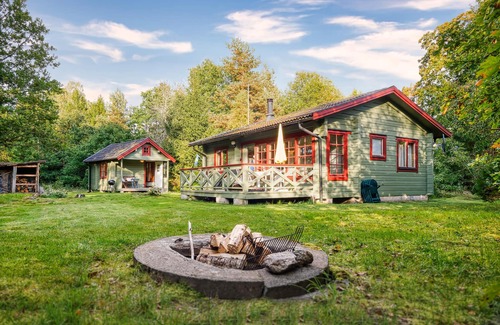 Traryd Casa | Top!hyggestuga PIO Seenähe +strand, Kamin, Sauna, Wlan, Fahrräder, Angelkarte uv