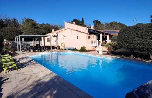 Regusse Villa | Totally private 8 adults plus 2 children luxe villa with heated swimming pool