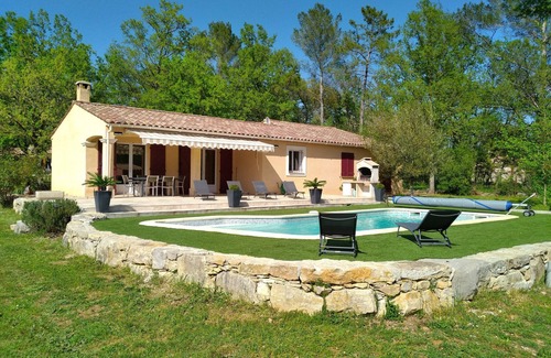 Tourrettes Casa | Tourrettes con aire acondicionado villa con piscina privada de mayo a septiembre