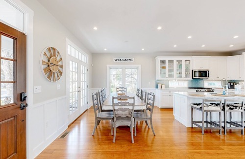 Dodds Addition Casa | Town of Rehoboth Beach inviting home with heated pool, firepit, central AC, W/D