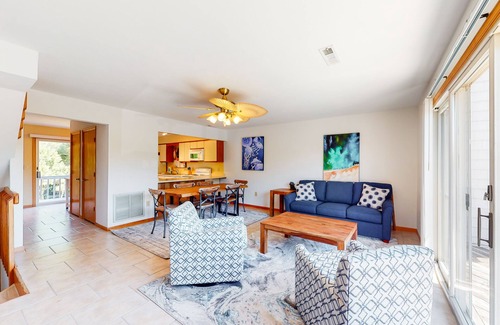 Sea Acres Casa | Townhome 1 block from the beach & near town with decks, shared pool/tennis