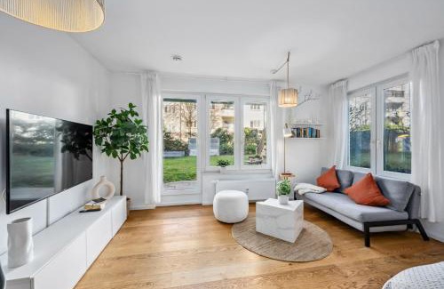 Wahren Apartamento | TRABER APARTMENTS Studio Kaffee Terrasse & Parken