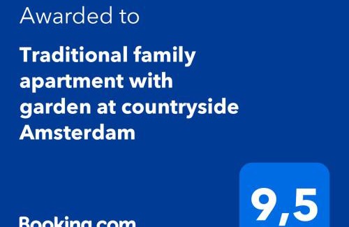 Landsmeer Cama Y Desayuno | Traditional family apartment with garden at countryside Amsterdam