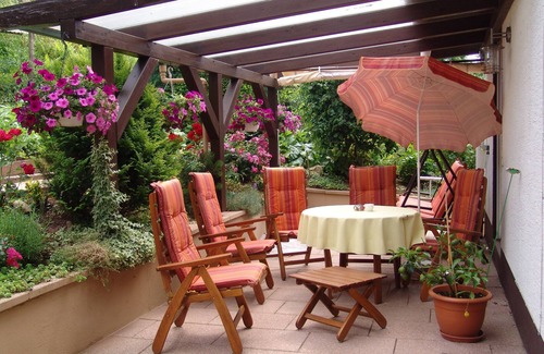 Ramberg Apartamento | peatonal zona tranquila, terraza, cabaña barbacoa, kl. Césped para las personas alérgicas