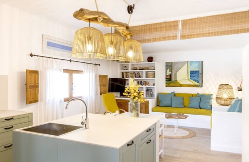 Formentera Cabaña | Casa Tramontana 4 pax. 2 habitaciones + 2 baños. Terraza con vistas al mar.