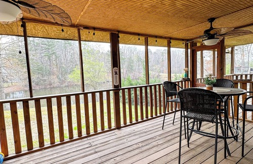 Mount Gilead Casa | Tranquil Lake Life Getaway @ Lake Tillery