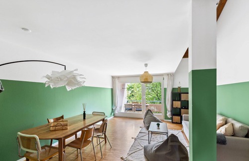 Hirslanden Apartamento | Serene, roomy flat: 10' to lake Zurich & downtown