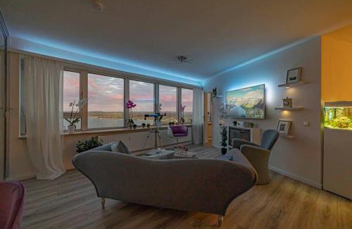Schleswig Apartamento | Traumblick! Mitten im Wasser u. doch ganz oben:)
