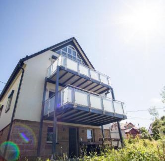 Mittelndorf Casa | Traumferienhaus Bergblick Mittelndorf, bis zu 8 Personen, Sauna, Grill
