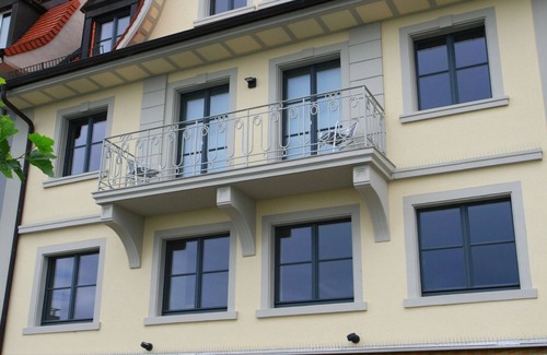 Meersburg Apartamento | Traumhafte Sicht auf den See, die Berge und die Promenade