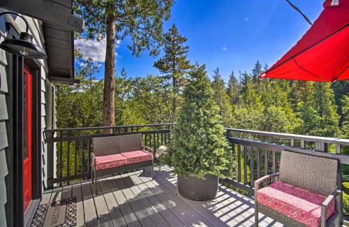 Lake Arrowhead Casa | Tree-Lined Twin Peaks Cottage with Custom Stream