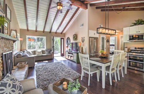 Lake Arrowhead Casa | Tree-Lined Twin Peaks Cottage with Custom Stream