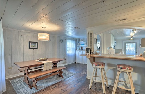 Southport Cabaña | 3-bedroom cottage in downtown Southport with WiFi, AC, pets allowed