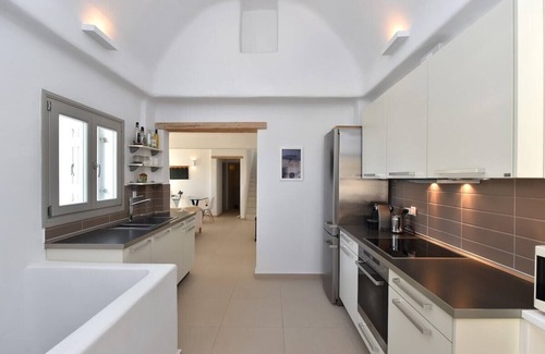Paros Villa | Complejo panorámico de tres villas con helipuerto
