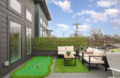 Nashville Cabaña | Trinity Beats-private Rooftop Deck-east Nashville