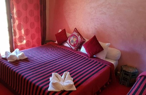 Bine el Ouidane Casa | Habitación triple en hermosa casa de huéspedes - Vista Atlas