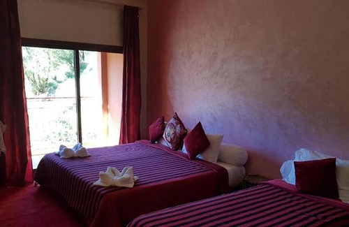 Bine el Ouidane Casa | Habitación triple en hermosa casa de huéspedes - Vista Atlas
