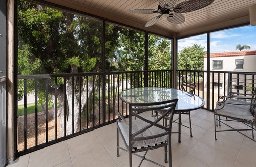 Sanibel Condominio | # 632 Sanibel Moorings Vista del patio