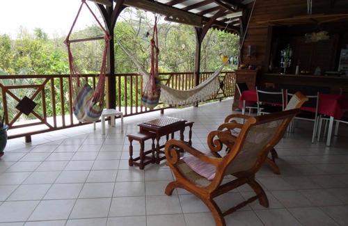 Cafeiere Villa | Villa tropical con piscina con vista al mar Caribe
