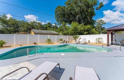 Disston Heights Casa | Tropical Oasis w/Pool near Beach