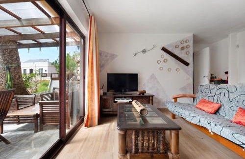 San Marcos Apartamento | Tropical piso Ana con palmera